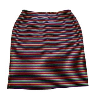 Talbots petite striped pencil skirt Size 12P
